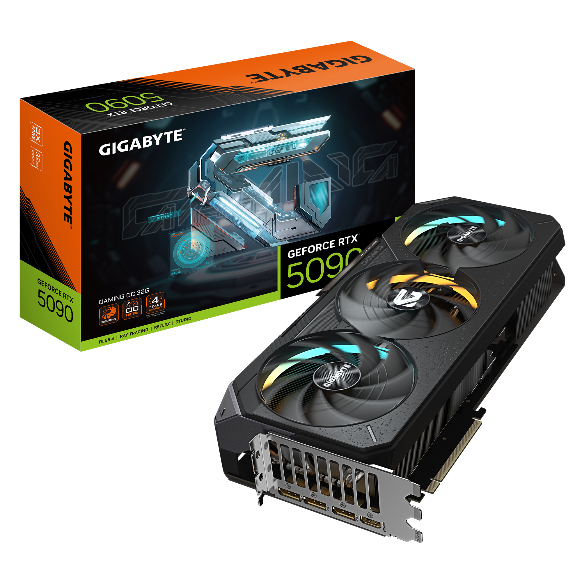 GIGABYTE GeForce RTX 5090 GAMING OC 32G NVIDIA 32 GB GDDR7 - Afbeelding 9