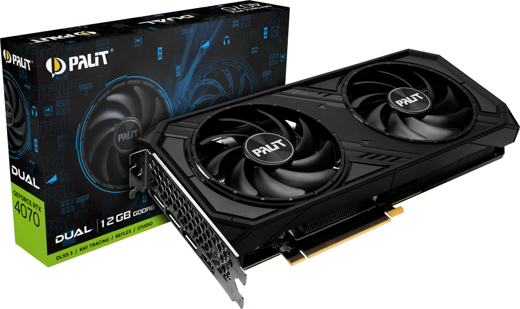 Palit GeForce RTX 4070 12GB GDDR6 Dual PCIE16