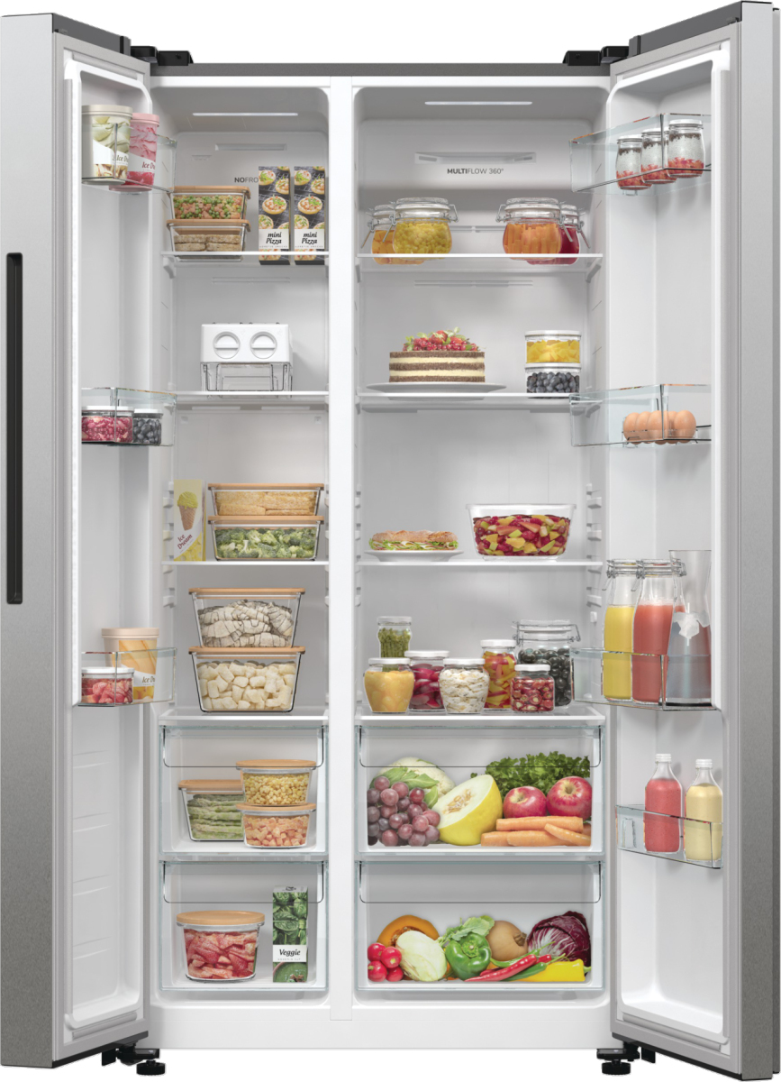 Gorenje NRR9185EAXL amerikaanse koelkast Vrijstaand 550 l E Zilver - Afbeelding 5