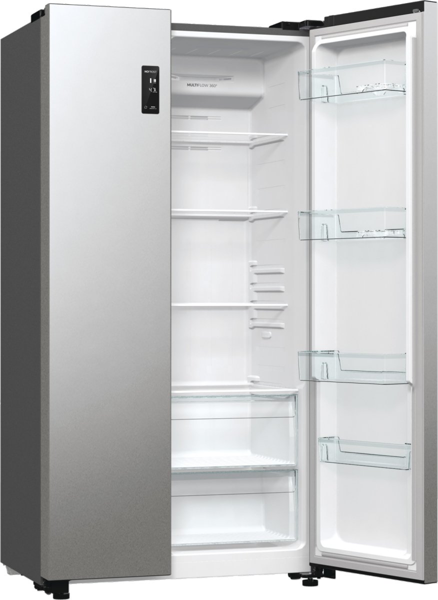 Gorenje NRR9185EAXL amerikaanse koelkast Vrijstaand 550 l E Zilver - Afbeelding 2