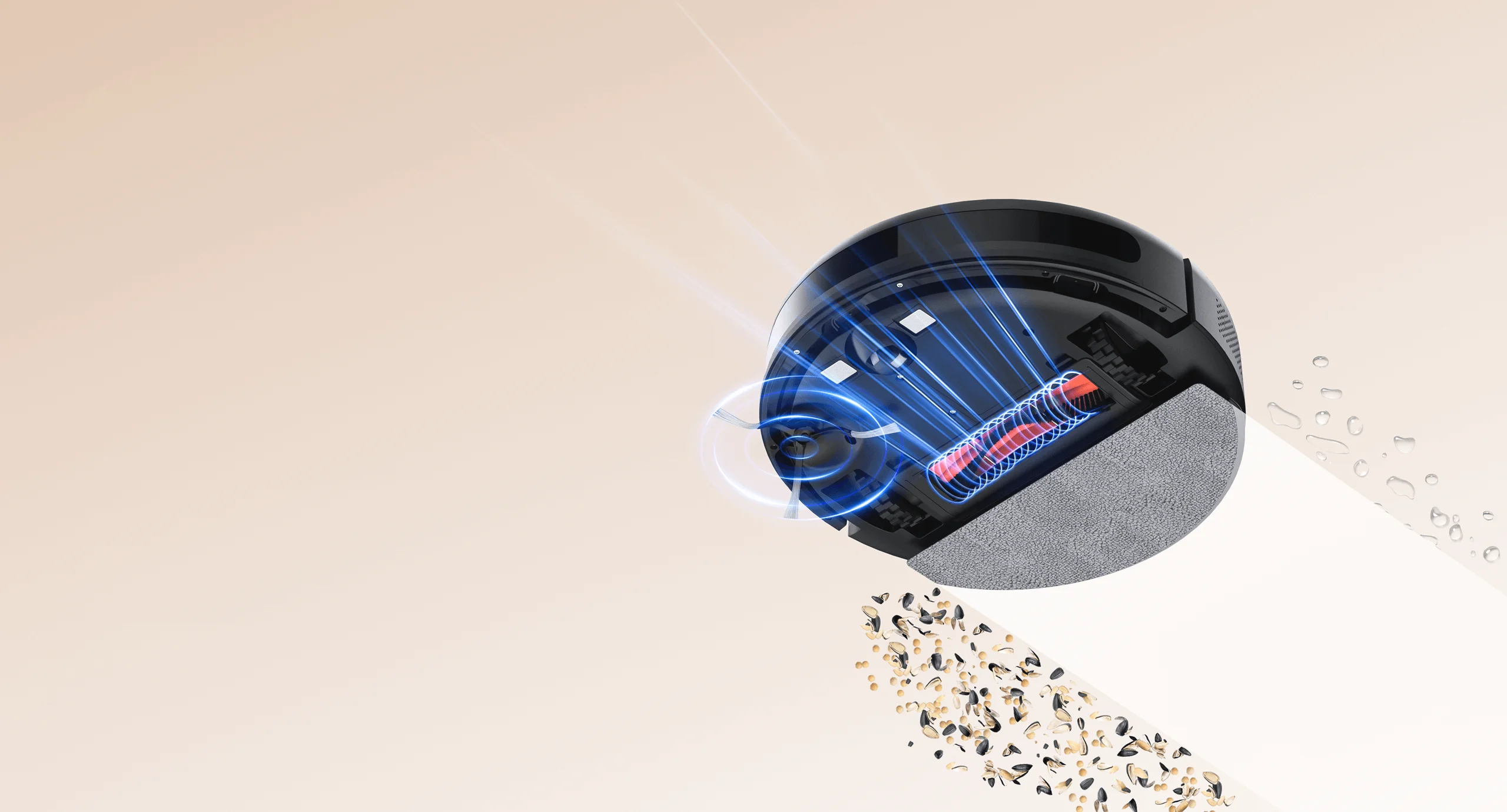 Xiaomi Smart WiFi Robotstofzuiger E10C - Black - Afbeelding 2