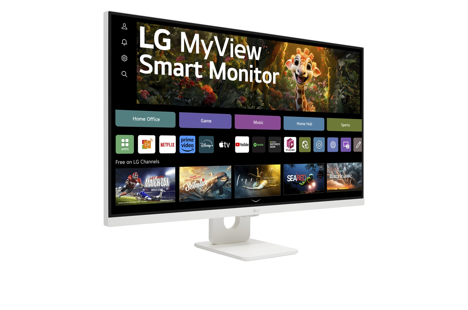 LG MyView Smart Monitor 32SR73U-W - 31.5 inch - 3840 x 2160 (Ultra HD) - VA-paneel - Afbeelding 7