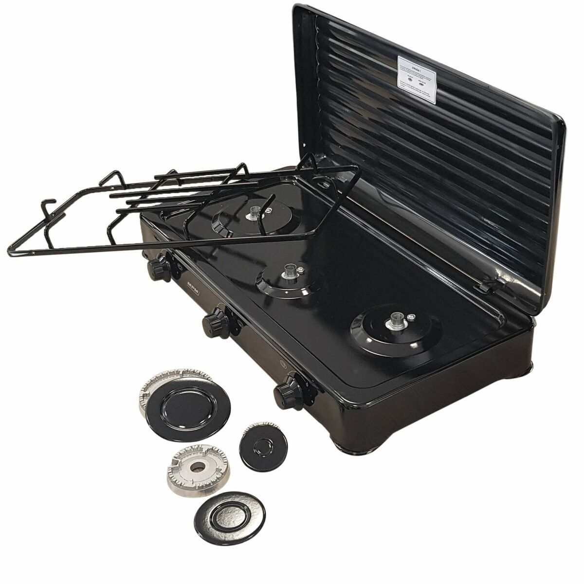 Gaskookplaat Mpm SMILE-KN-03/1KB 57 cm 5200 W - Afbeelding 4