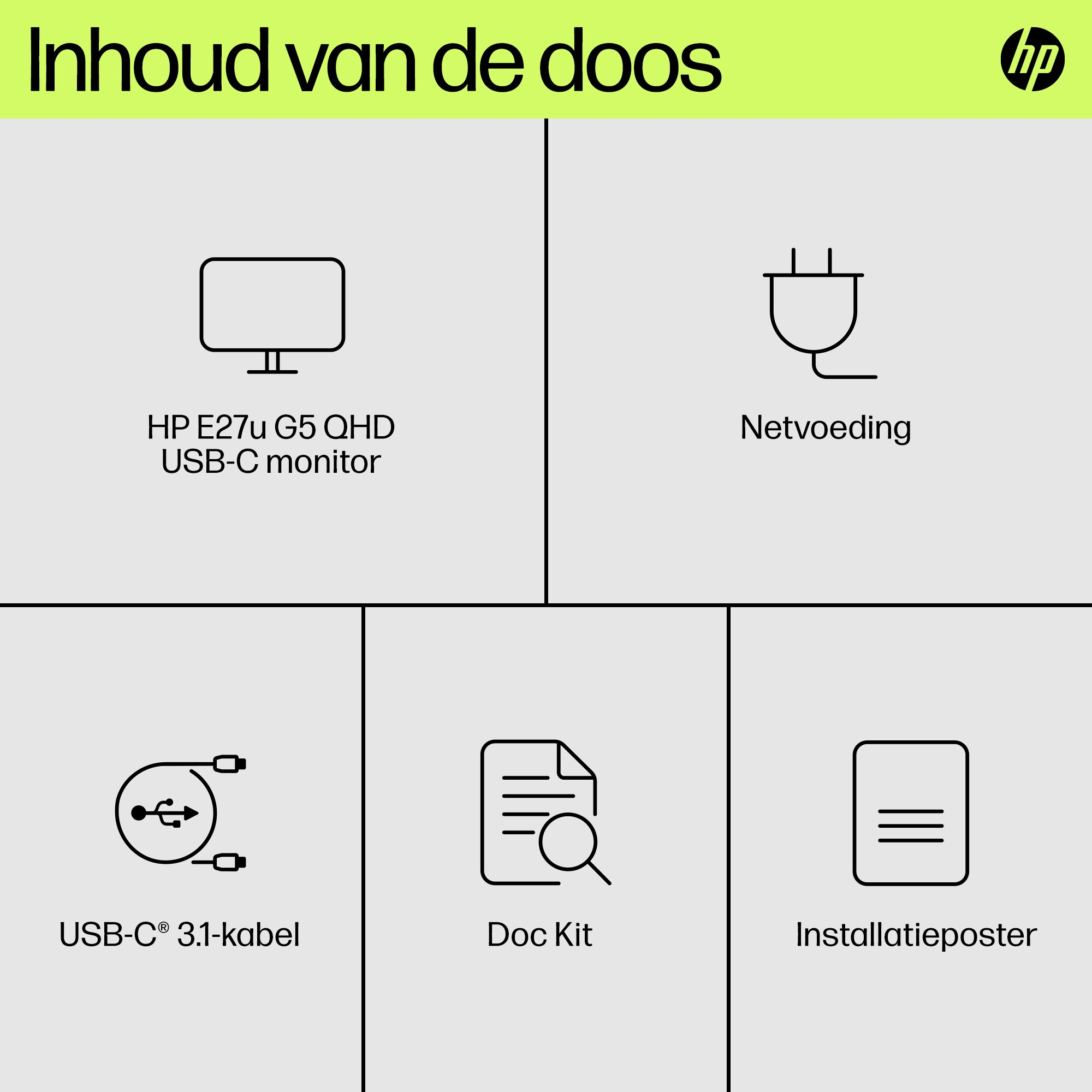 HP E27u G5 QHD USB C-monitor - Afbeelding 27