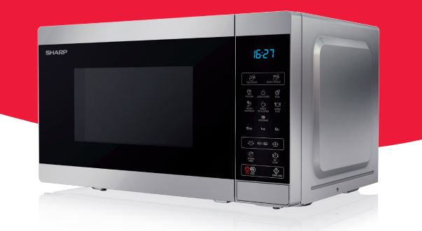 Sharp YC-MS02E-S magnetron Zilver Solo-magnetron Aanrecht 20 l 800 W