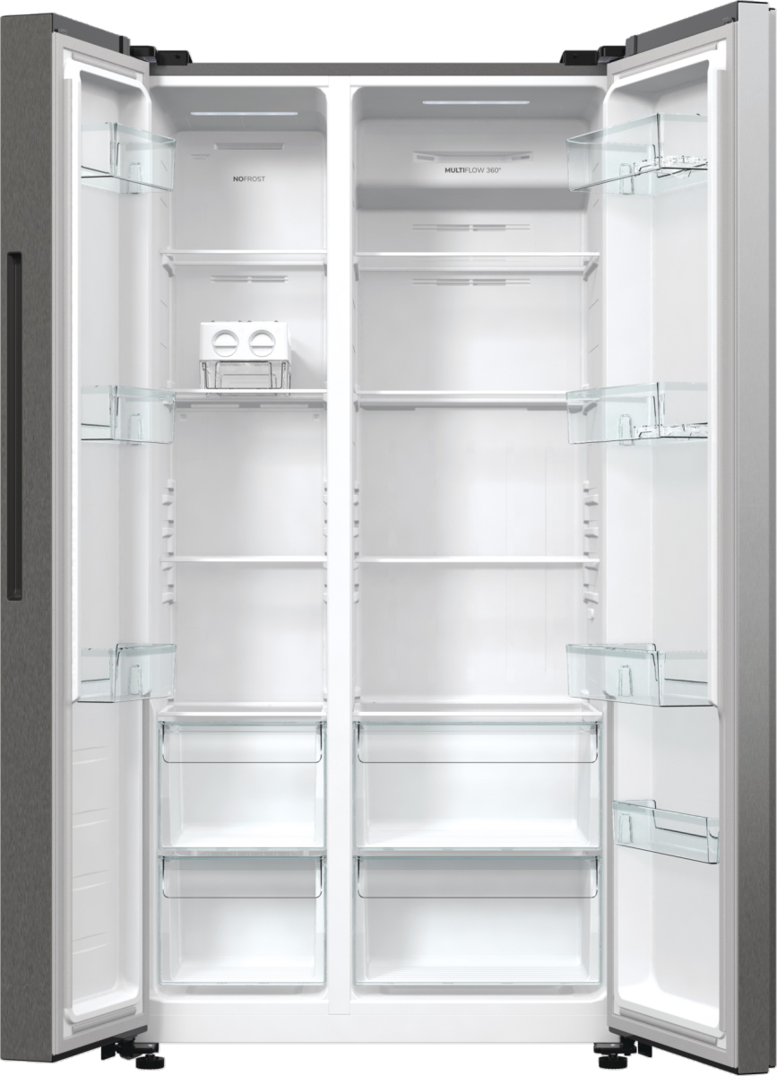 Gorenje NRR9185EAXL amerikaanse koelkast Vrijstaand 550 l E Zilver - Afbeelding 6