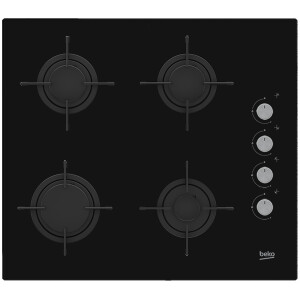 Beko HILG64120S kookplaat Zwart Ingebouwd 60 cm Gaskookplaat 4 zone(s)