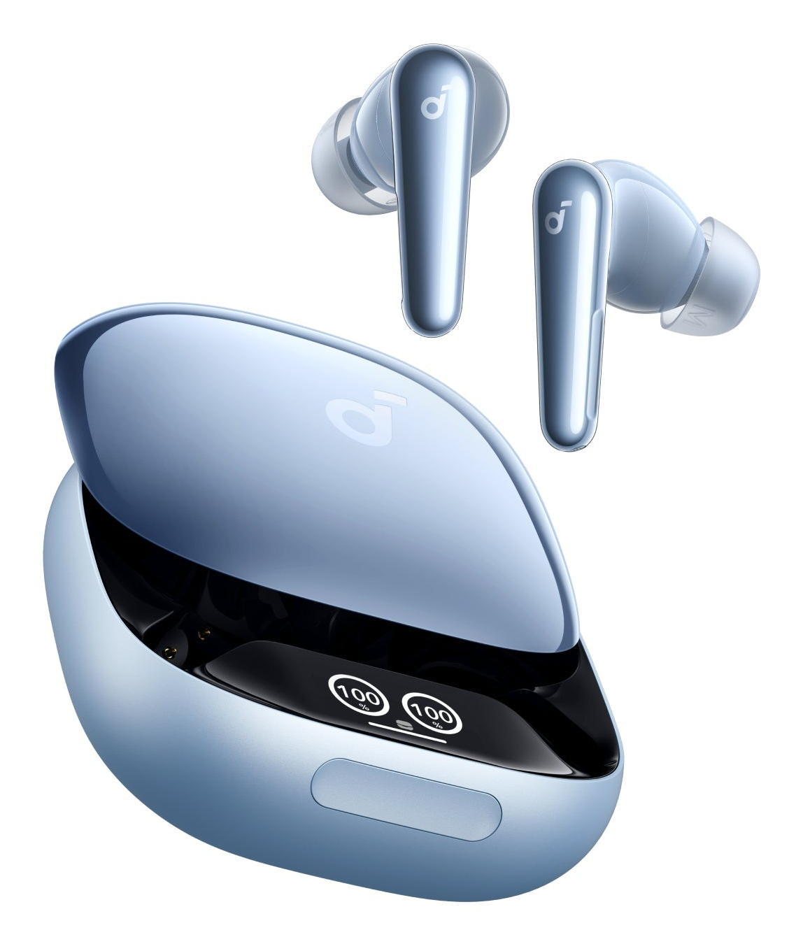 Anker Liberty 4 Pro Headset True Wireless Stereo (TWS) In-ear Gesprekken/Muziek/Sport/Elke dag USB Type-C Bluetooth Lichtblauw