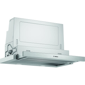 Bosch Serie 4 DFS067A51 afzuigkap Semi-inbouw (uittrekbaar) Metallic, Zilver A 727,7 m³/uur
