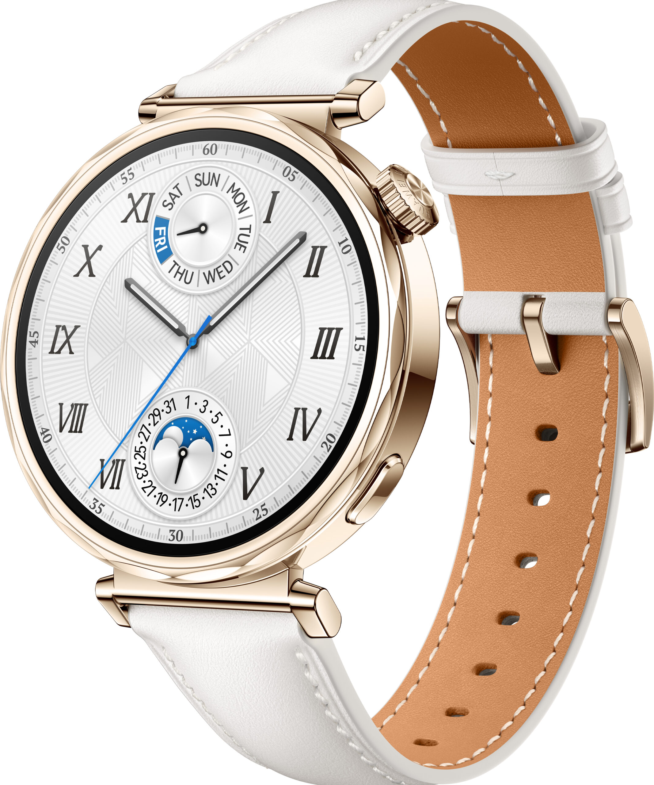 Huawei WATCH GT5 41mm 3,35 cm (1.32") AMOLED Digitaal 466 x 466 Pixels Goud - Afbeelding 3