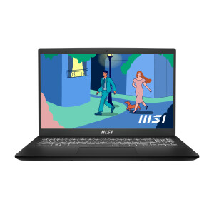MSI Modern 15 B12MO-640PL Intel® Core™ i5 i5-1235U Laptop 39,6 cm (15.6") Full HD 16 GB DDR4-SDRAM 512 GB SSD Wi-Fi 6 (802.11ax) Windows 11 Home Zwart