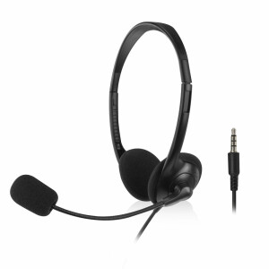 ACT AC9330 | On-Ear Headset met Mircofoon | Zwart