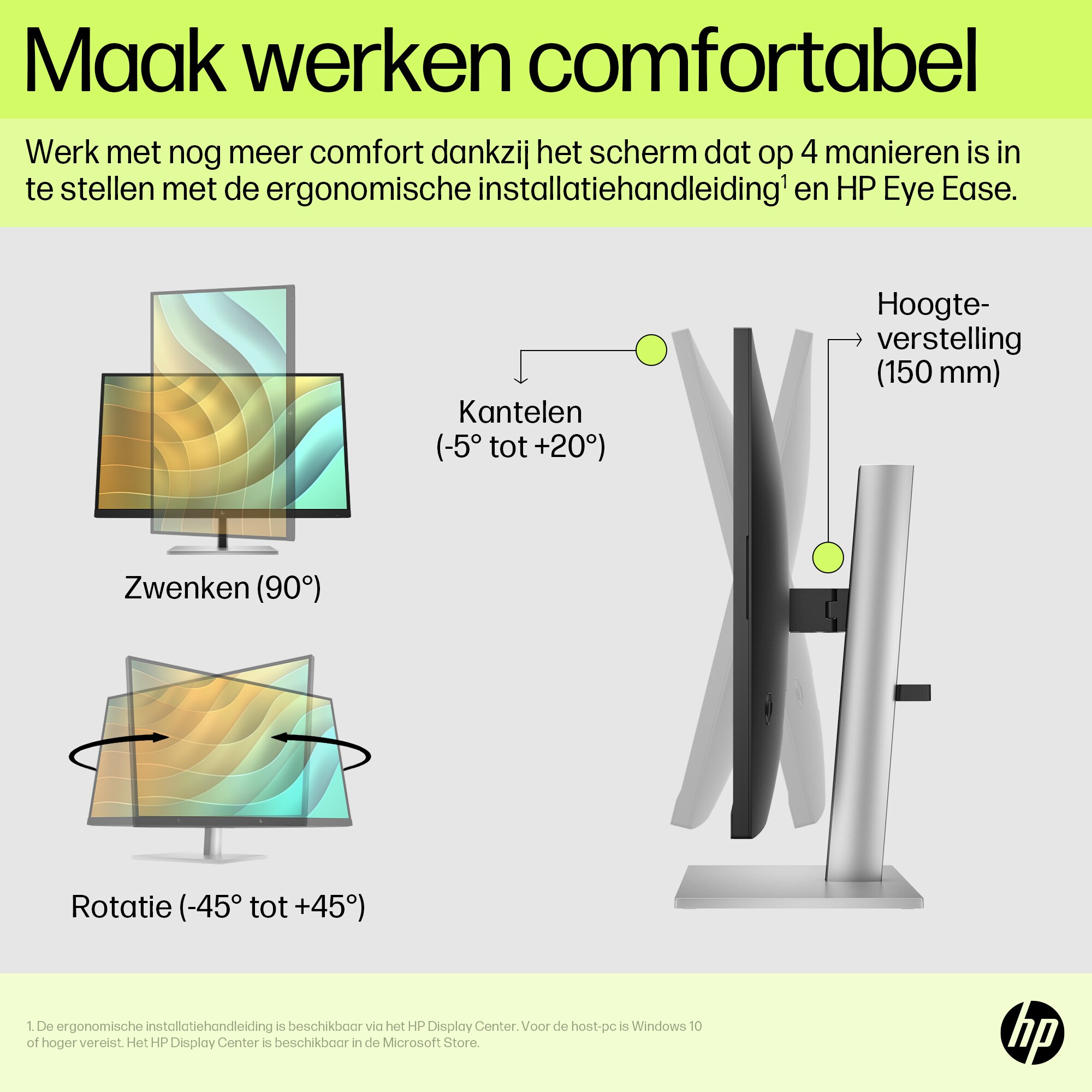 HP E27u G5 QHD USB C-monitor - Afbeelding 31