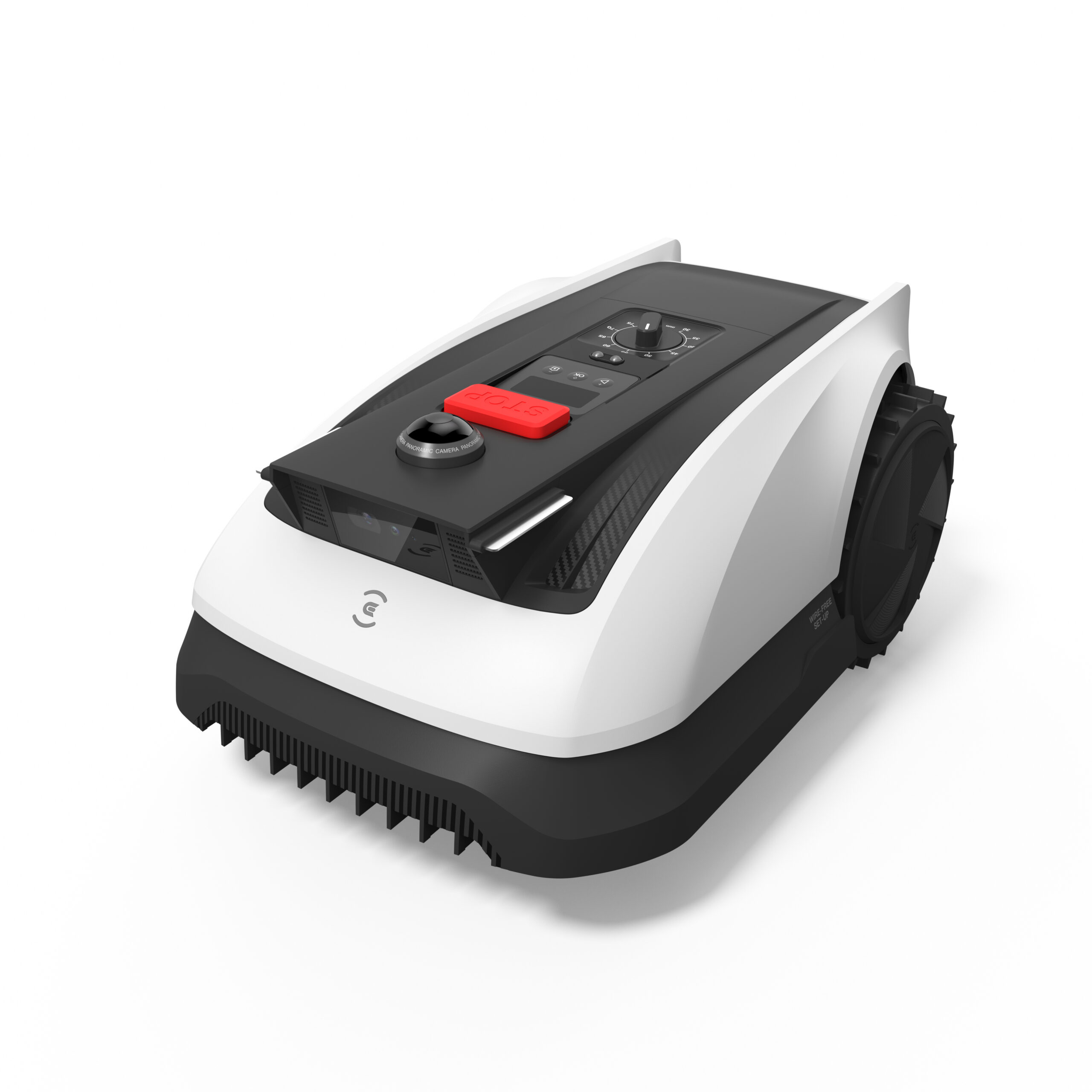 Ecovacs GOAT O500 Panorama Robotgrasmaaier Batterij/Accu Zwart, Wit