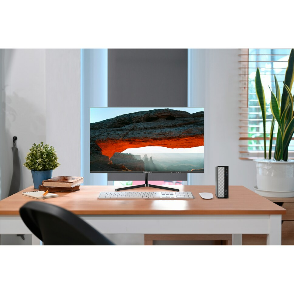 MEDION T80 MINI PC Intel® Core™ i5 i5-12450H 16 GB DDR4-SDRAM 512 GB SSD Zwart, Grijs - Afbeelding 9