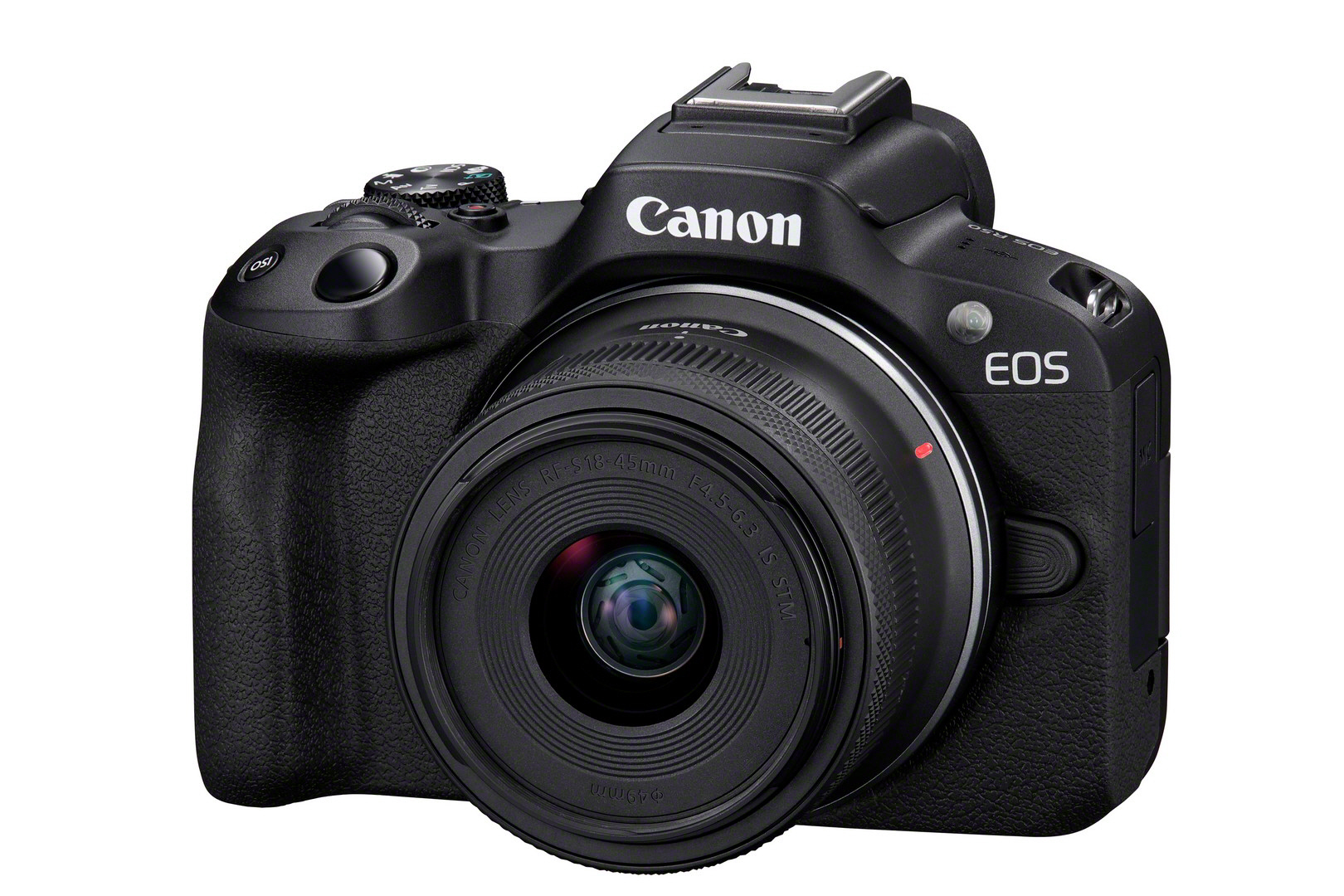 Canon EOS R50, Black + RF-S 18-45mm F4.5-6.3 IS STM Kit MILC 24,2 MP CMOS 6000 x 4000 Pixels Zwart - Afbeelding 3