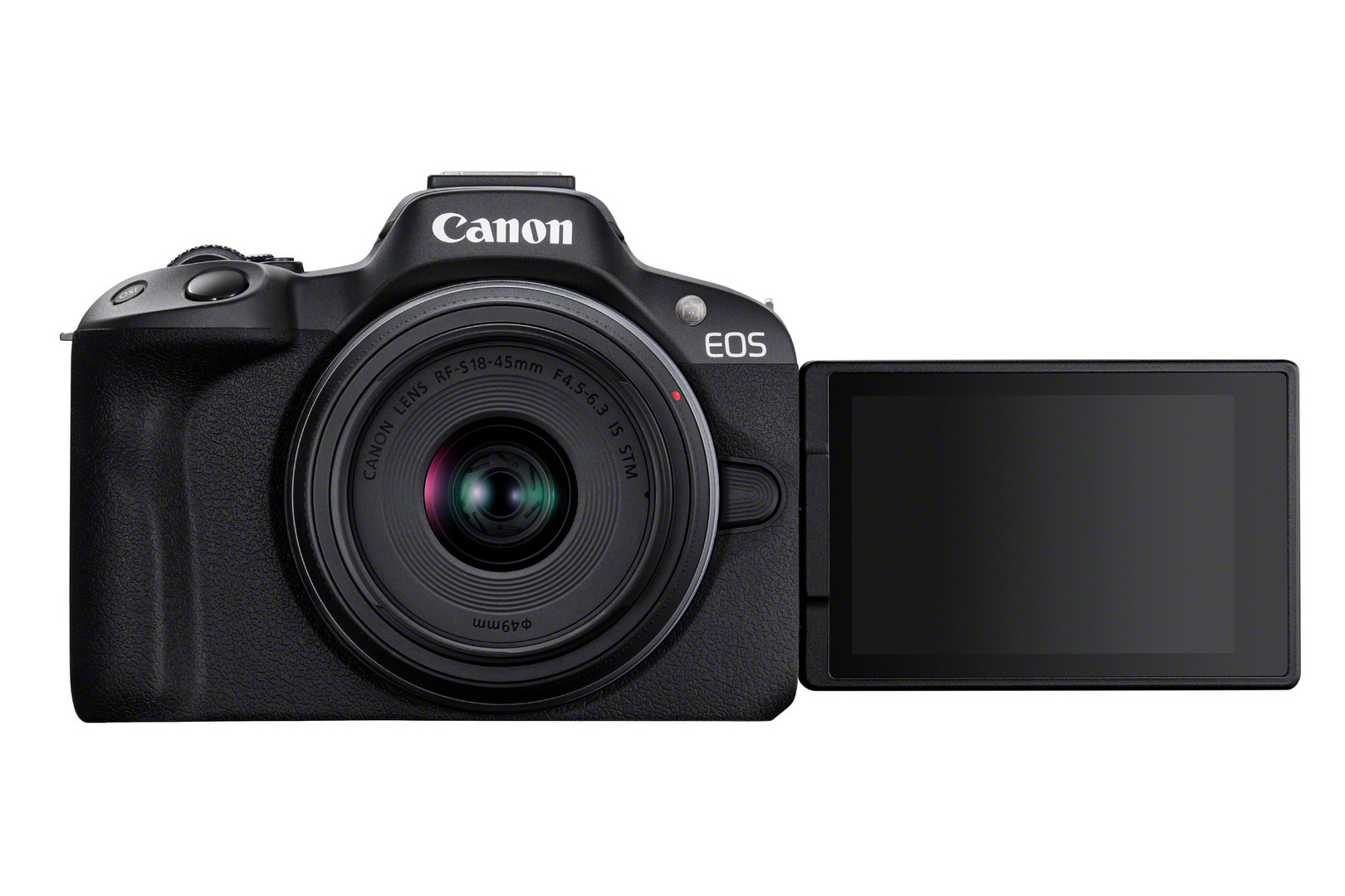 Canon EOS R50, Black + RF-S 18-45mm F4.5-6.3 IS STM Kit MILC 24,2 MP CMOS 6000 x 4000 Pixels Zwart - Afbeelding 2