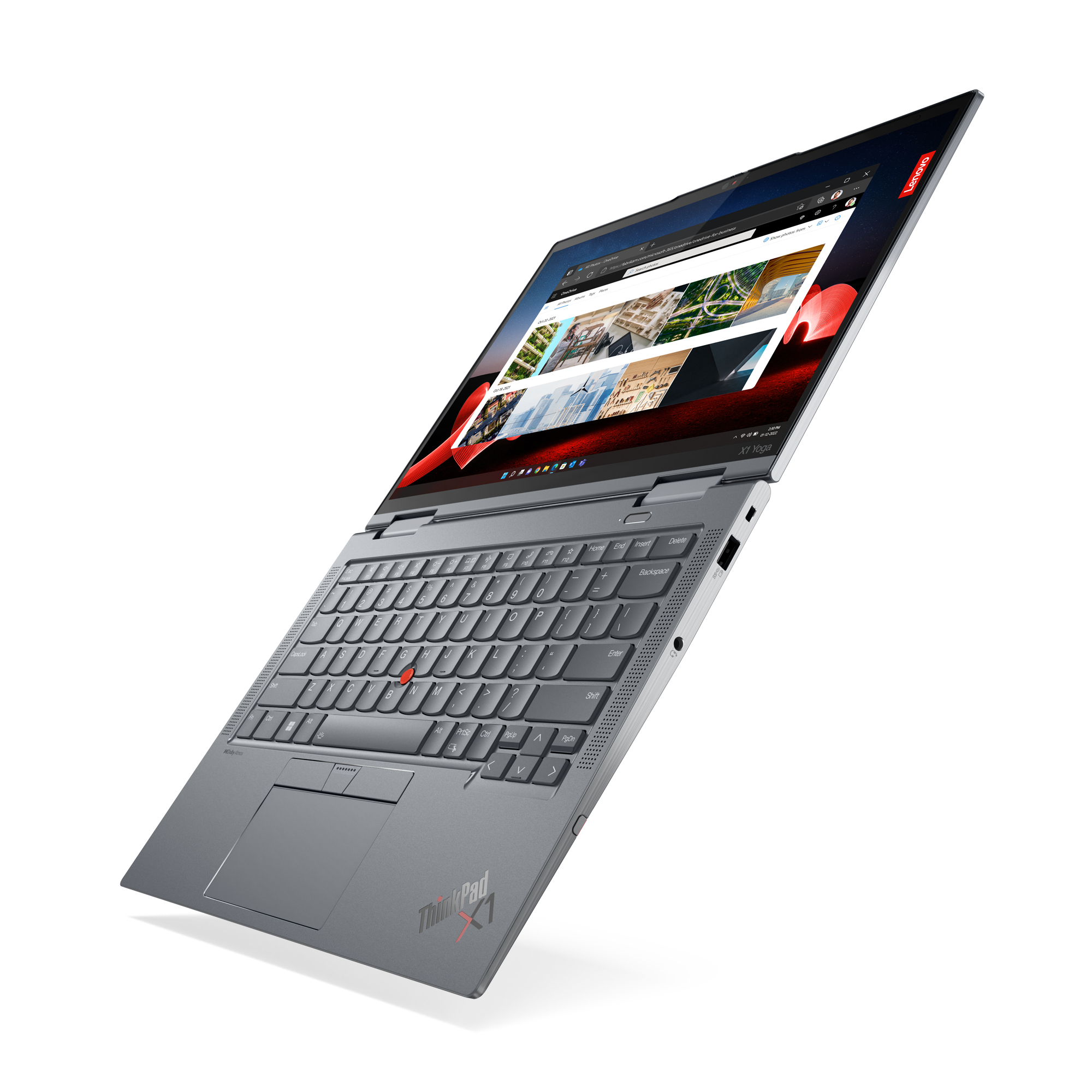 T1A Lenovo ThinkPad X1 Yoga Gen 8 Refurbished Intel® Core™ i5 i5-1345U Hybride (2-in-1) 35,6 cm (14") Touchscreen WUXGA 32 GB LPDDR5-SDRAM 512 GB SSD Grijs - Afbeelding 7