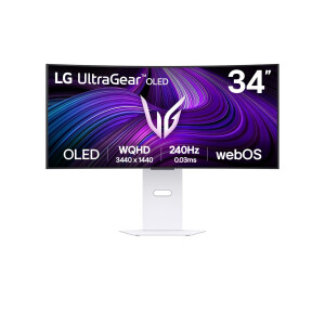 LG 34GX90SA-W computer monitor 86,4 cm (34") 3440 x 1440 Pixels Wide Quad HD OLED Wit