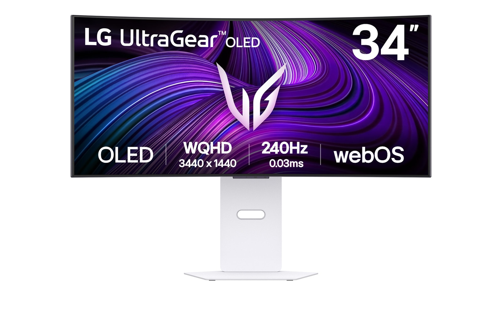 LG 34GX90SA-W computer monitor 86,4 cm (34") 3440 x 1440 Pixels Wide Quad HD OLED Wit