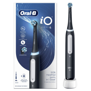 Oral-B iO Series 4 Volwassene Vibrerende tandenborstel Zwart