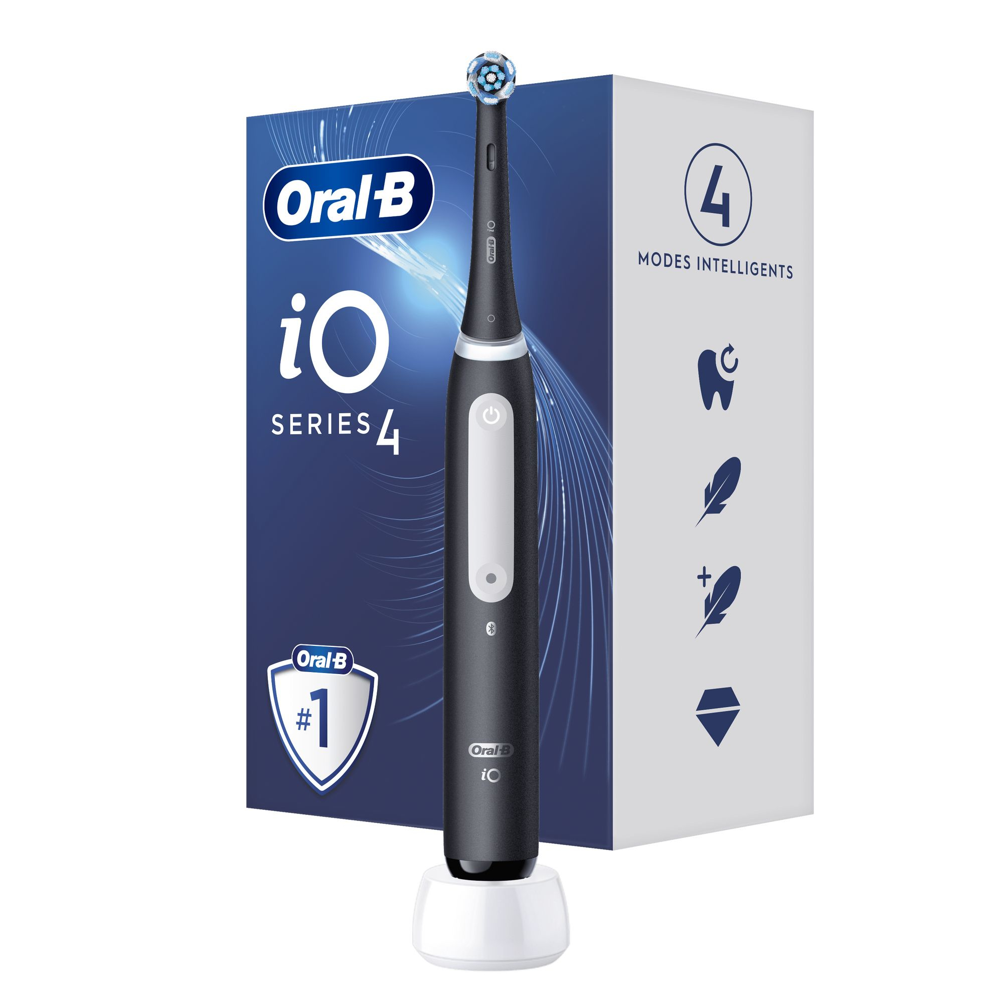 Oral-B iO Series 4 Volwassene Vibrerende tandenborstel Zwart - Afbeelding 10