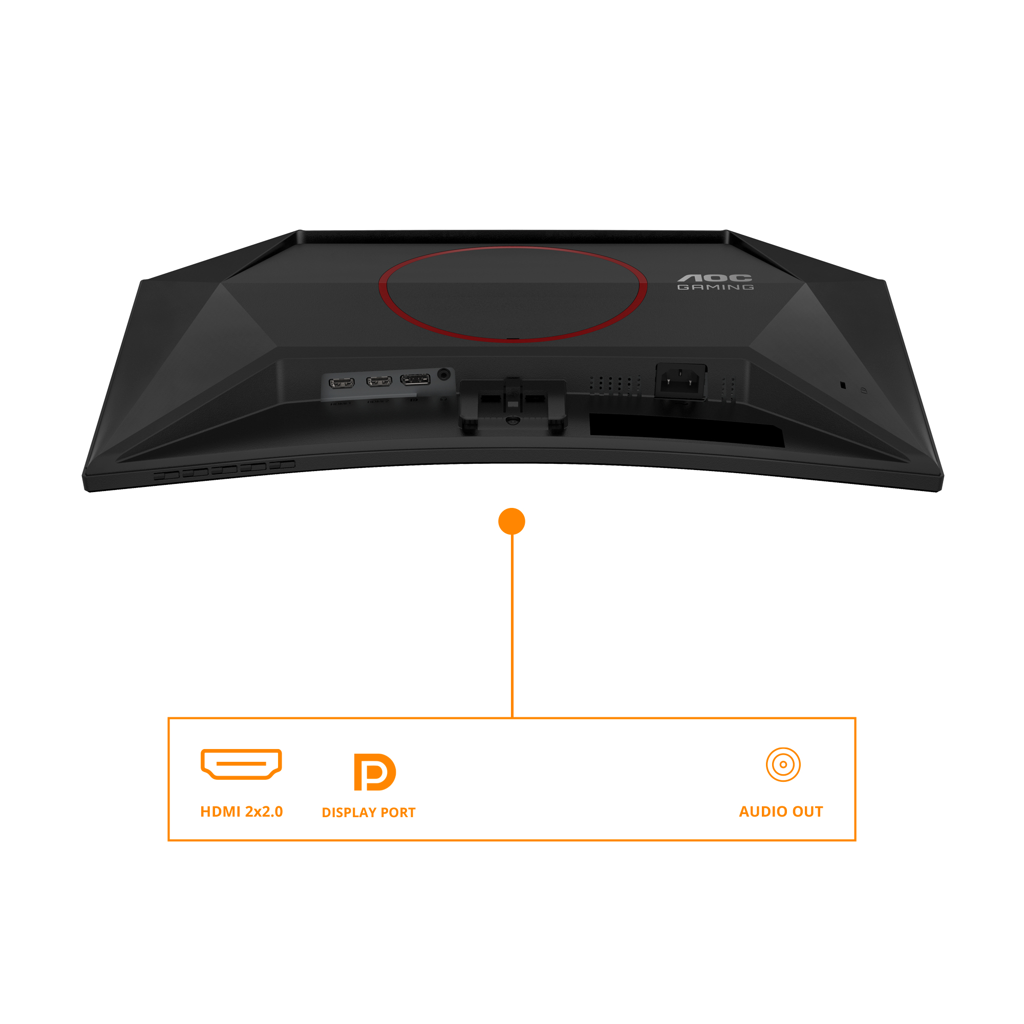 AOC G4 C24G42E computer monitor 59,9 cm (23.6") 1920 x 1080 Pixels Full HD LED Zwart, Rood - Afbeelding 23