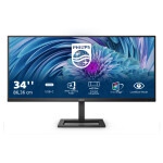 Philips E Line 346E2LAE/23 LED display 86,4 cm (34") 3440 x 1440 Pixels Wide Quad HD LCD Zwart