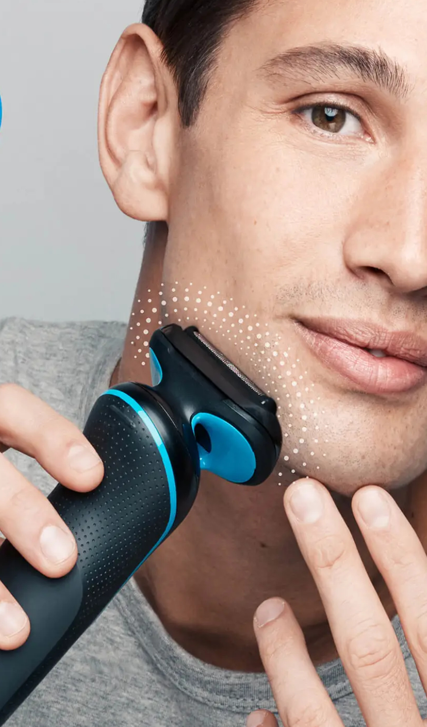 Braun 51-B1000s Scheerapparaat met scheerblad Zwart, Blauw - Afbeelding 3