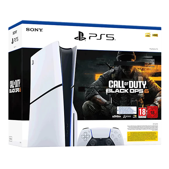 Sony PlayStation 5 Slim - Call of Duty: Black Ops 6 Bundle 1 TB Wifi Zwart, Wit