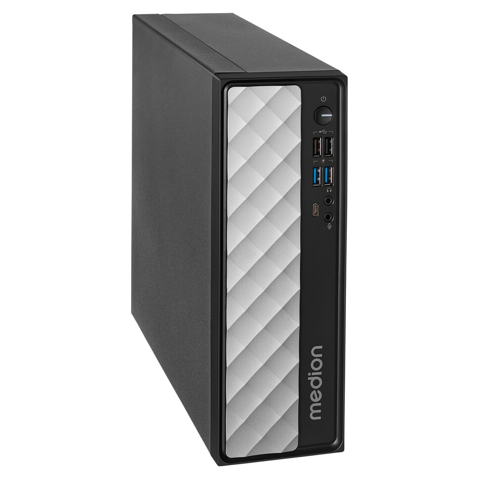 MEDION T80 MINI PC Intel® Core™ i5 i5-12450H 16 GB DDR4-SDRAM 512 GB SSD Zwart, Grijs - Afbeelding 3