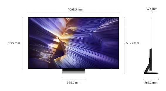 Samsung S90F QE48S90FAEXXH tv 121,9 cm (48") 4K Ultra HD Smart TV Wifi Zwart - Afbeelding 3