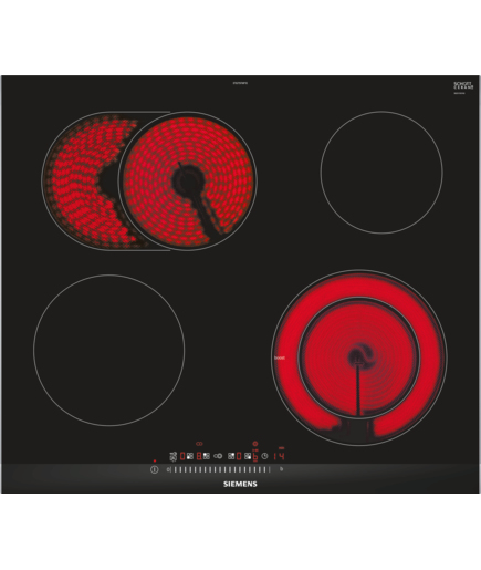 Siemens ET675FNP1E kookplaat Zwart, Roestvrijstaal Ingebouwd Keramisch 4 zone(s)