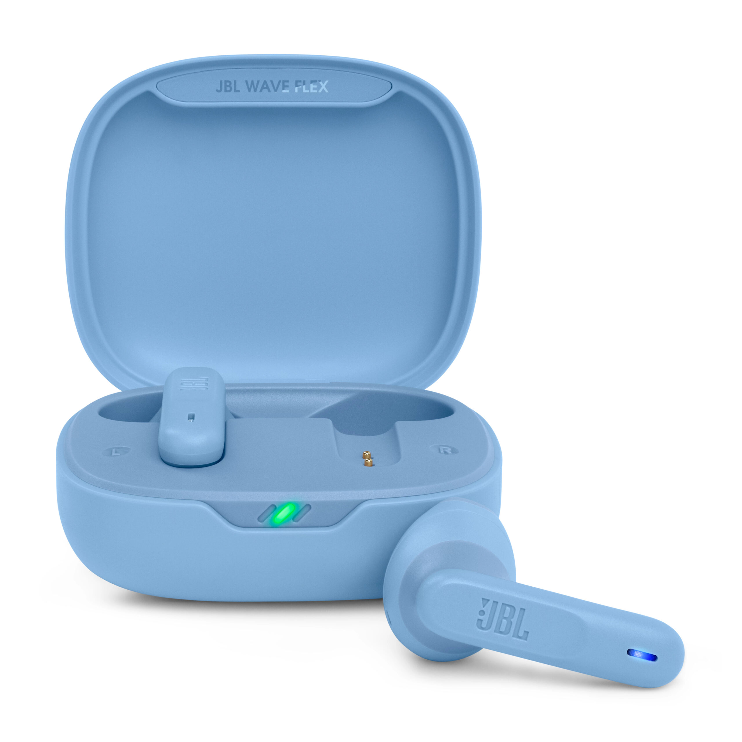 JBL Wave Flex Headset True Wireless Stereo (TWS) In-ear Gesprekken/Muziek/Sport/Elke dag Bluetooth Blauw