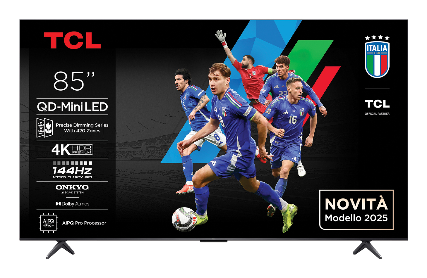 TCL C6K 85C6K tv 2,16 m (85") 4K Ultra HD Smart TV Wifi Metallic - Afbeelding 2