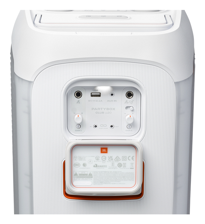 JBL PartyBox Club 120 Feestluidspreker Wit 160 W - Afbeelding 10