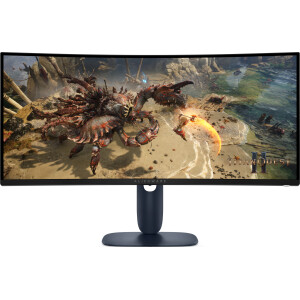 Alienware AW3425DWM computer monitor 86,4 cm (34") 3440 x 1440 Pixels Wide Quad HD LCD Zwart, Blauw
