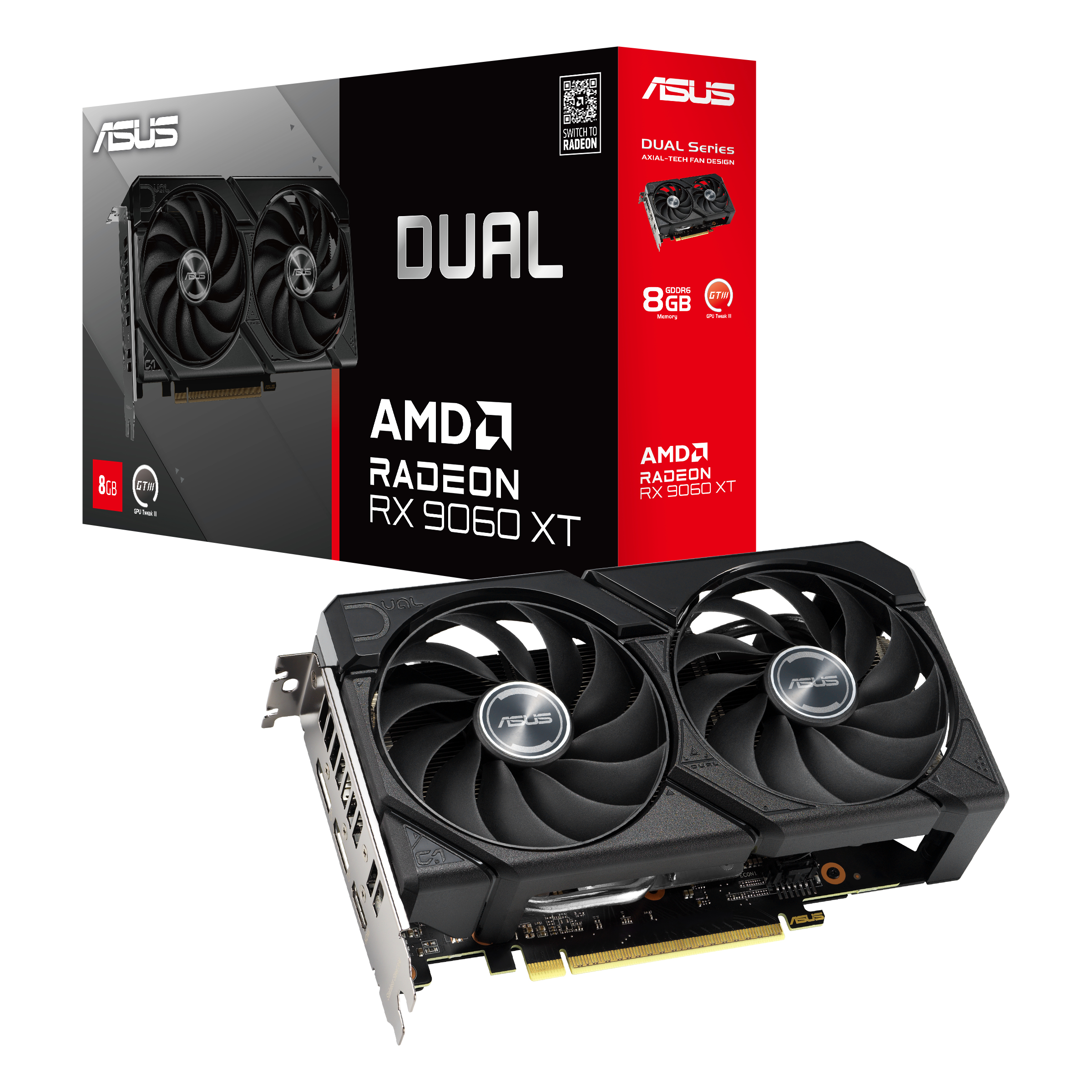 ASUS DUAL-RX9060XT-8G AMD Radeon RX 9060 XT 8 GB GDDR6 - Afbeelding 16
