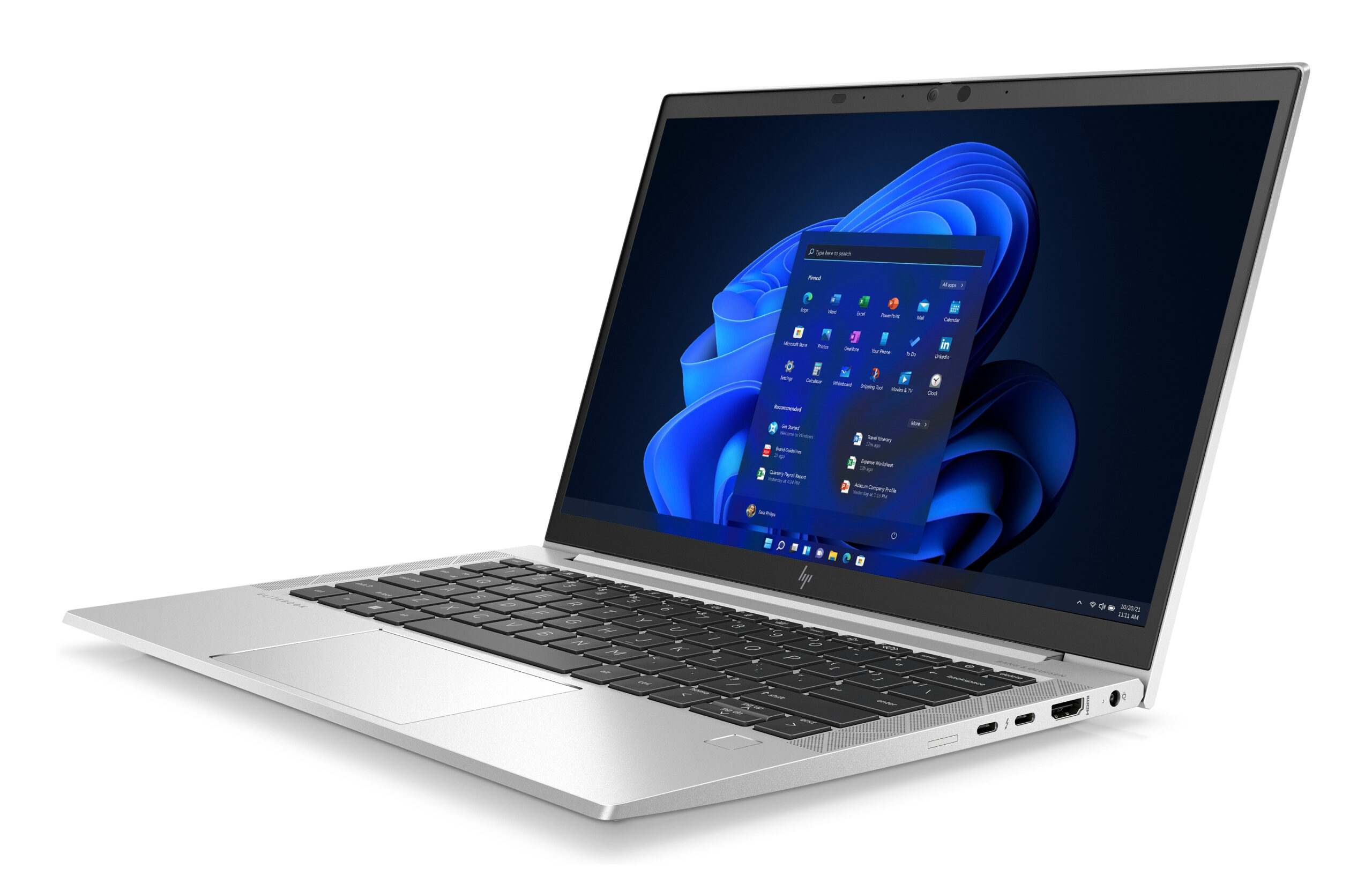 T1A HP EliteBook 830 G8 Refurbished Intel® Core™ i5 i5-1145G7 Laptop 33,8 cm (13.3") Full HD 16 GB DDR4-SDRAM 512 GB SSD Wi-Fi 6 (802.11ax) Windows 11 Pro Zilver Gecertificeerd Refurbished - Afbeelding 2