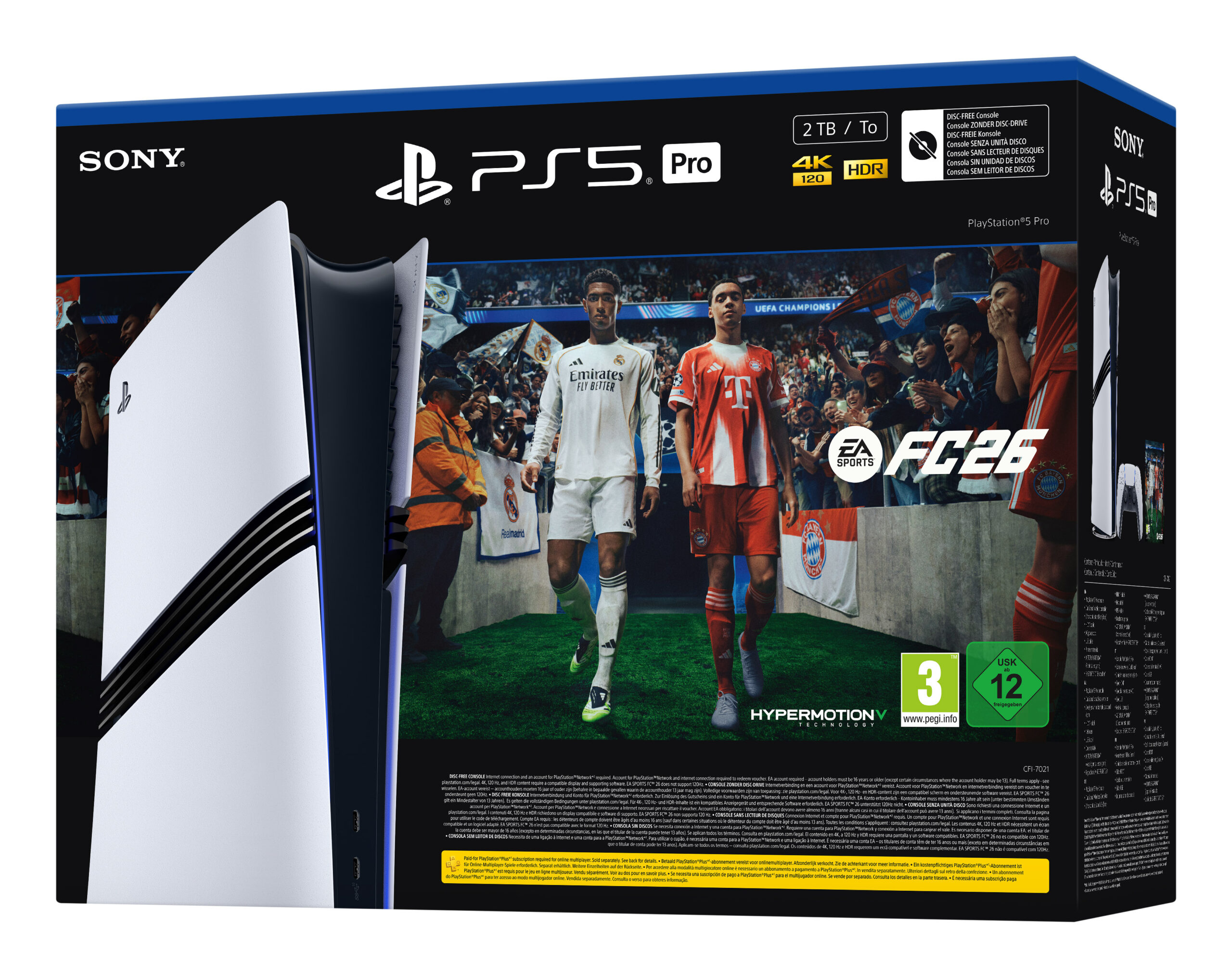 Sony PlayStation 5 Pro + EA Sports FC 26 Bundle 2 TB Wifi Zwart, Wit - Afbeelding 4
