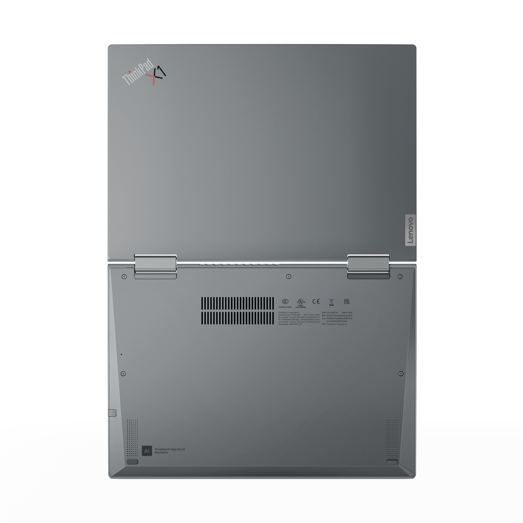 T1A Lenovo ThinkPad X1 Yoga Gen 8 Refurbished Intel® Core™ i5 i5-1345U Hybride (2-in-1) 35,6 cm (14") Touchscreen WUXGA 32 GB LPDDR5-SDRAM 512 GB SSD Grijs - Afbeelding 11