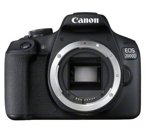 Canon EOS 2000D + EF-S 18-55mm f/3.5-5.6 III SLR camerakit 24,1 MP CMOS 6000 x 4000 Pixels Zwart - Afbeelding 2