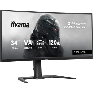 iiyama GCB3482WQSU-B1 computer monitor 86,4 cm (34") 3440 x 1440 Pixels UltraWide Quad HD LED Zwart
