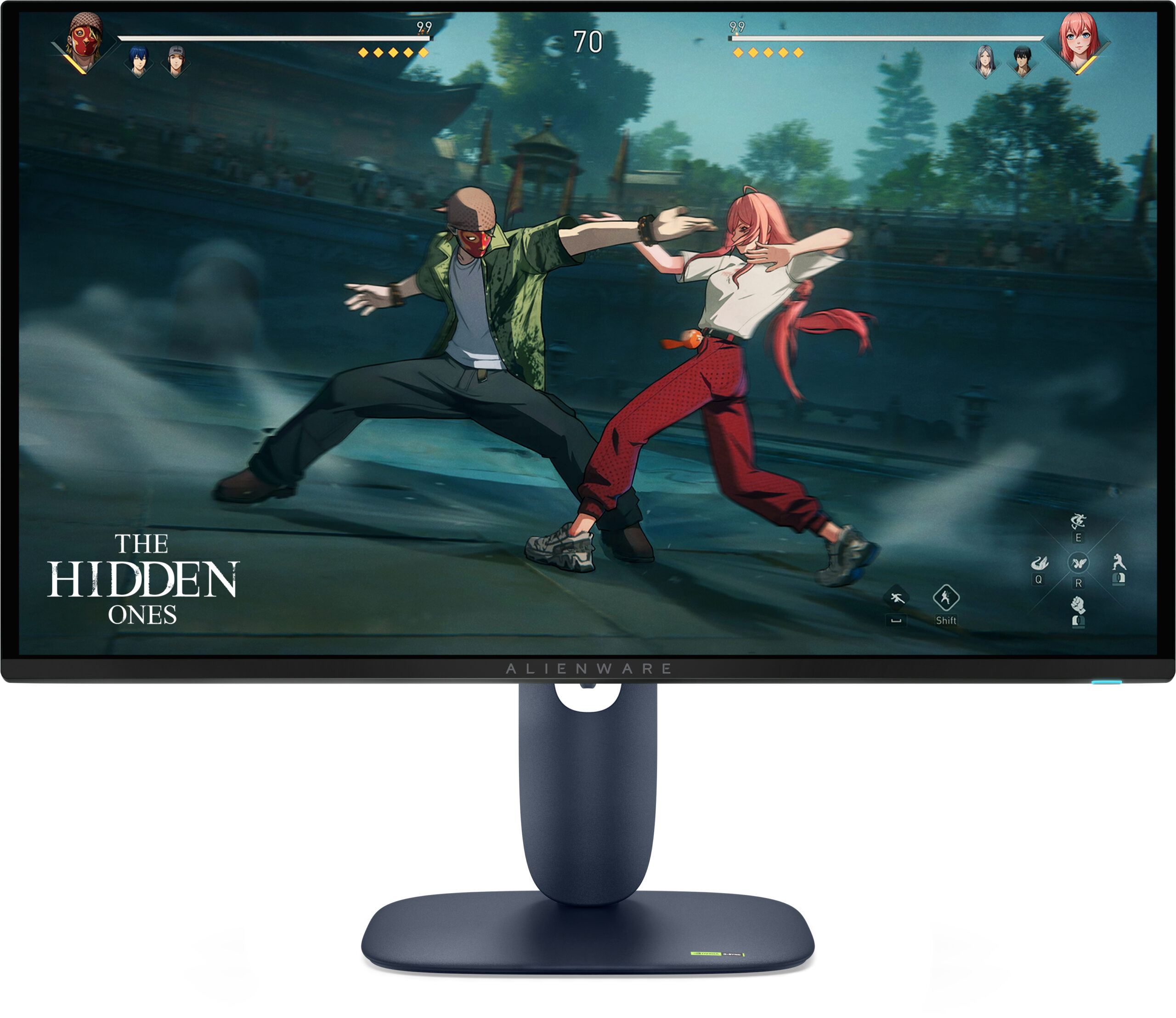 Alienware AW2725D computer monitor 68,6 cm (27") 2560 x 1440 Pixels Quad HD QD-OLED Blauw