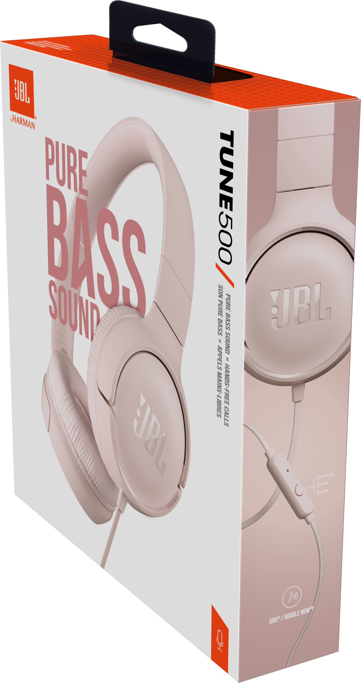 JBL Tune 500 Hoofdtelefoons Bedraad Hoofdband Muziek Roze - Afbeelding 7