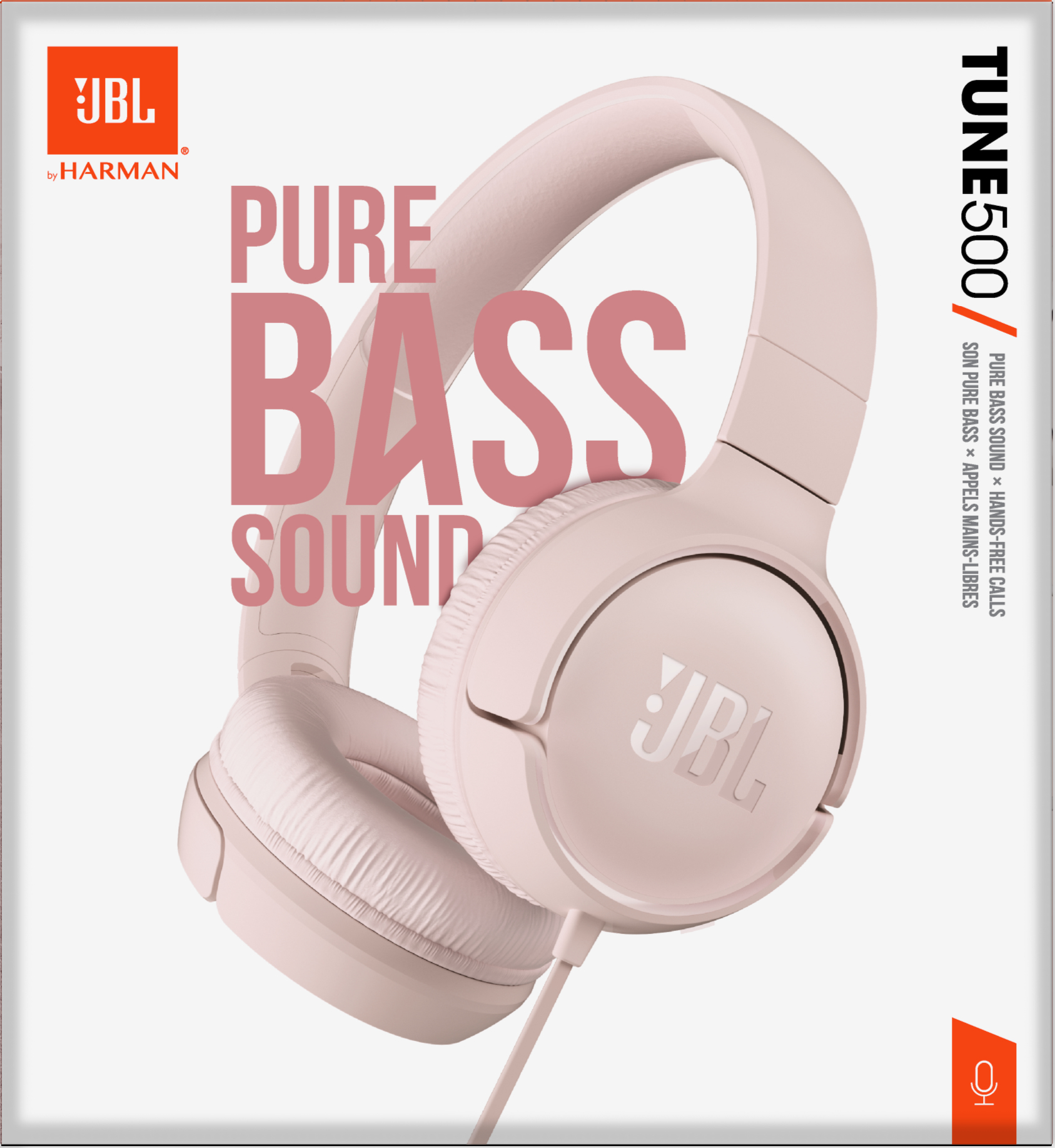 JBL Tune 500 Hoofdtelefoons Bedraad Hoofdband Muziek Roze - Afbeelding 6