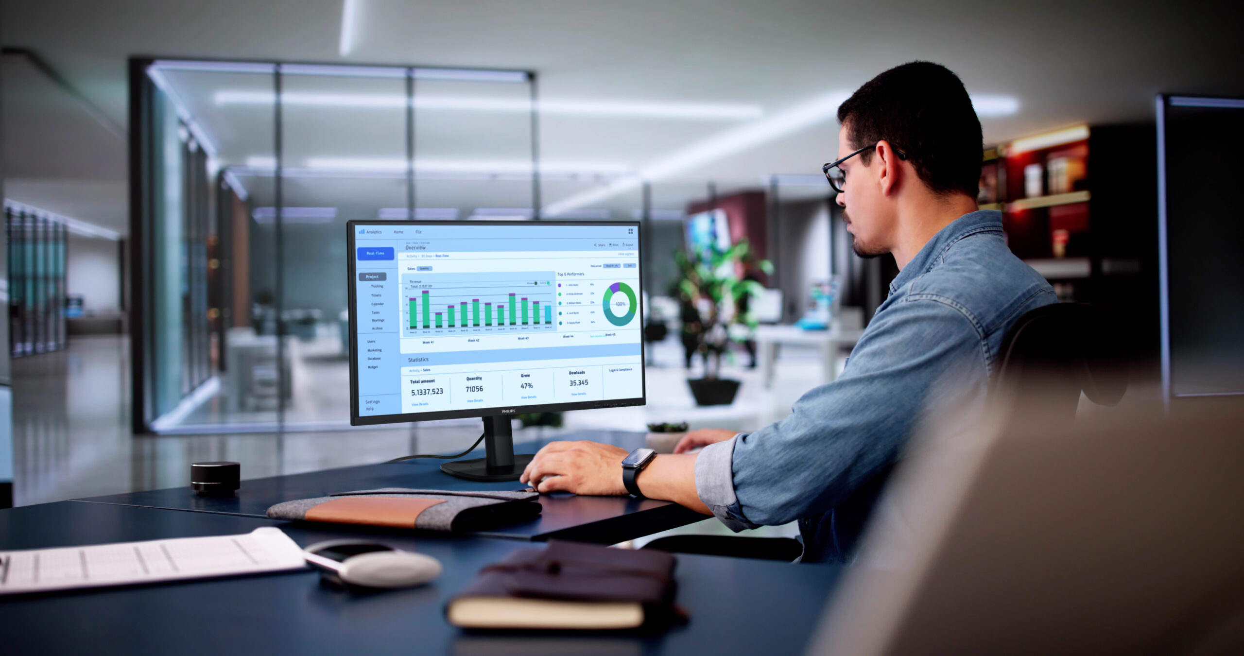 Philips 27B2N3500J/00 computer monitor 68,6 cm (27") 2560 x 1440 Pixels 2K LCD Zwart - Afbeelding 13