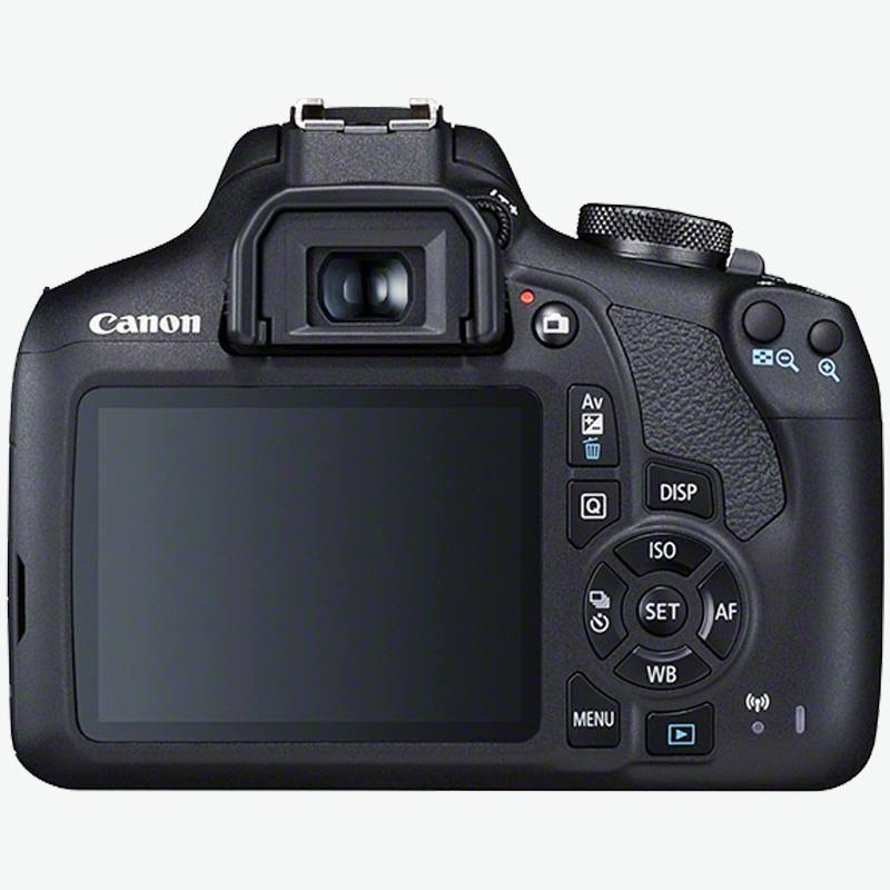 Canon EOS 2000D + EF-S 18-55mm f/3.5-5.6 III SLR camerakit 24,1 MP CMOS 6000 x 4000 Pixels Zwart - Afbeelding 3