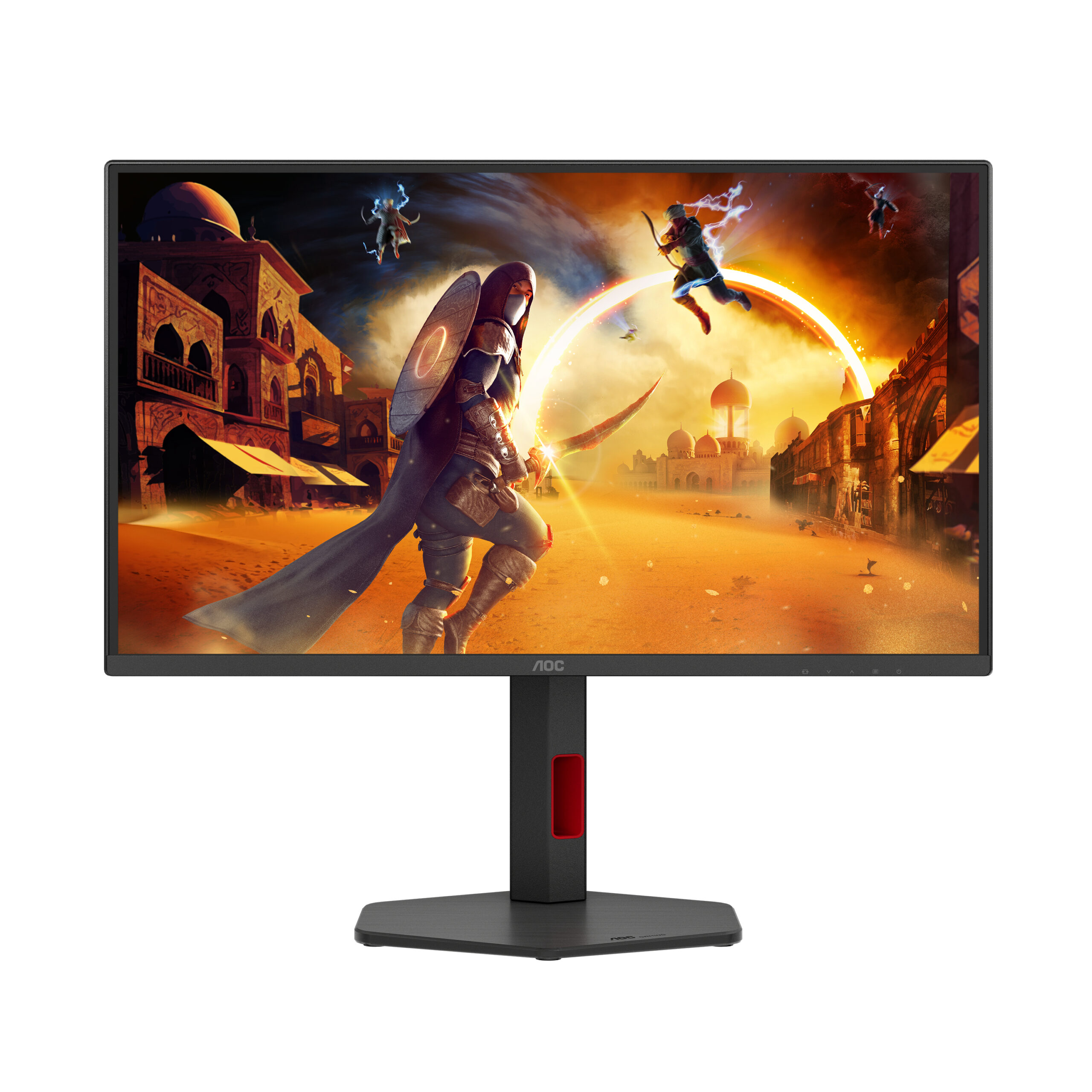 AOC G4 Q25G4SR computer monitor 62,2 cm (24.5") 2560 x 1440 Pixels Quad HD LED Zwart, Rood - Afbeelding 3