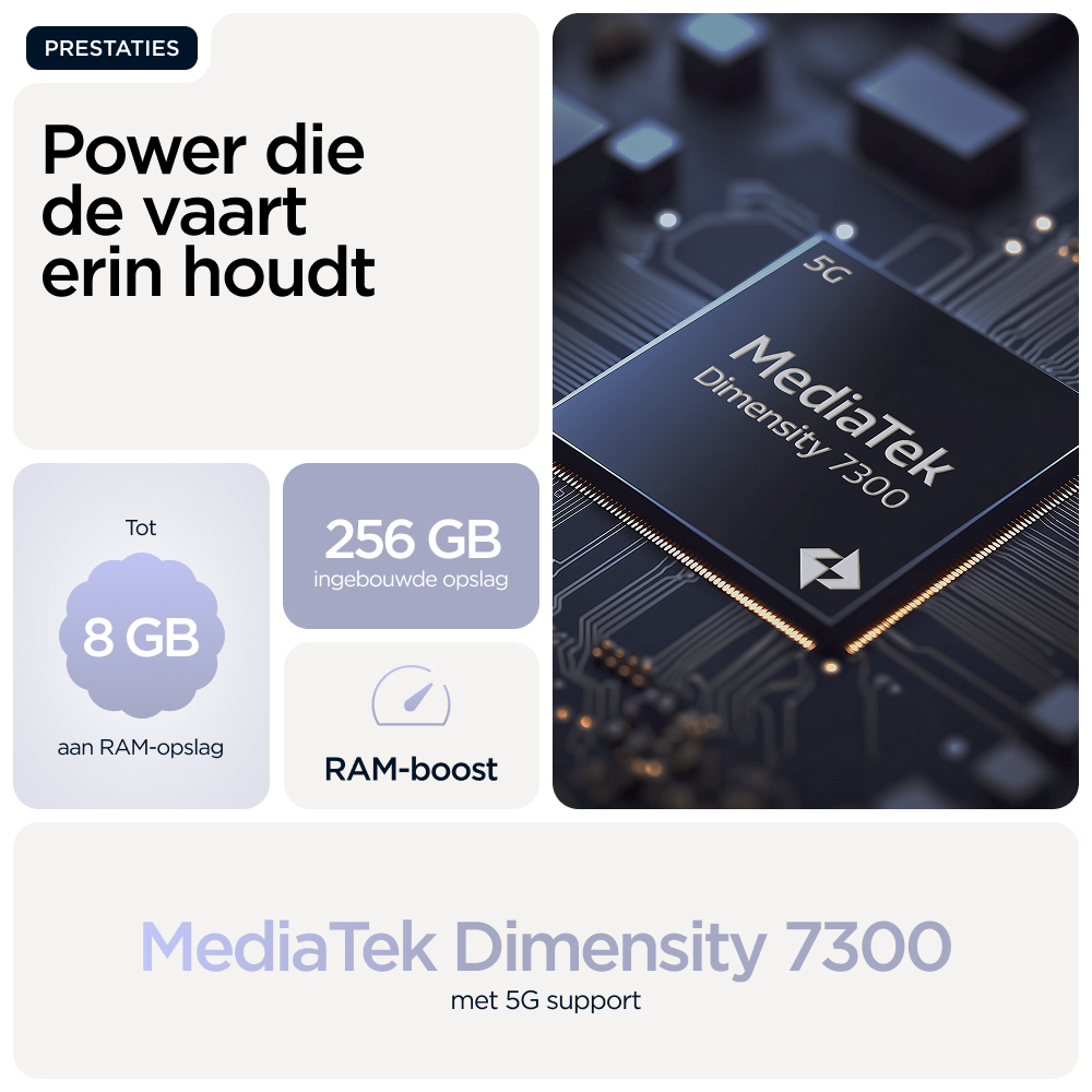 Motorola moto g86 5G 16,9 cm (6.67") Dual SIM Android 15 USB Type-C 8 GB 256 GB 5200 mAh Lila - Afbeelding 5